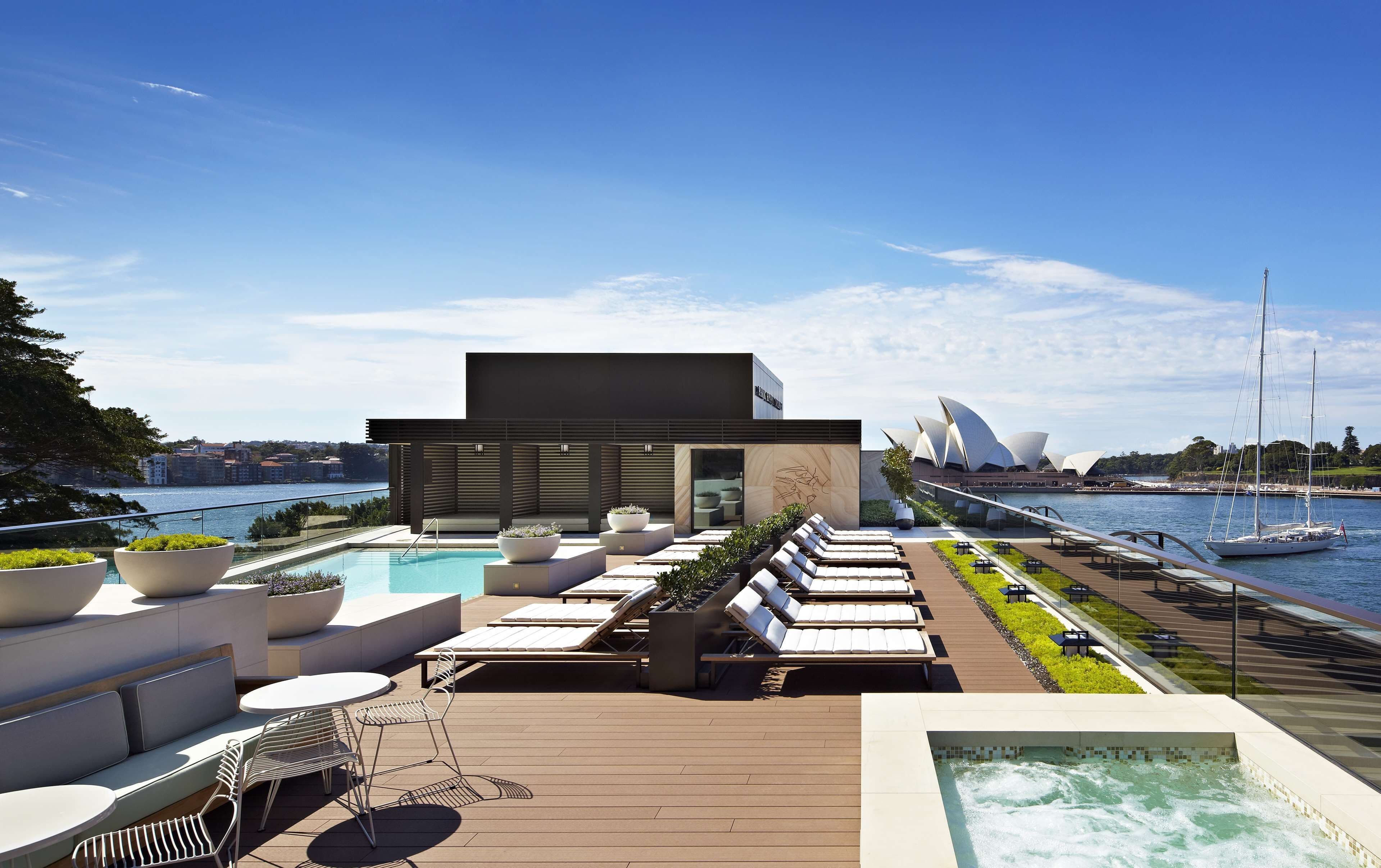 Park Hyatt Sydney badeværelse med marmor