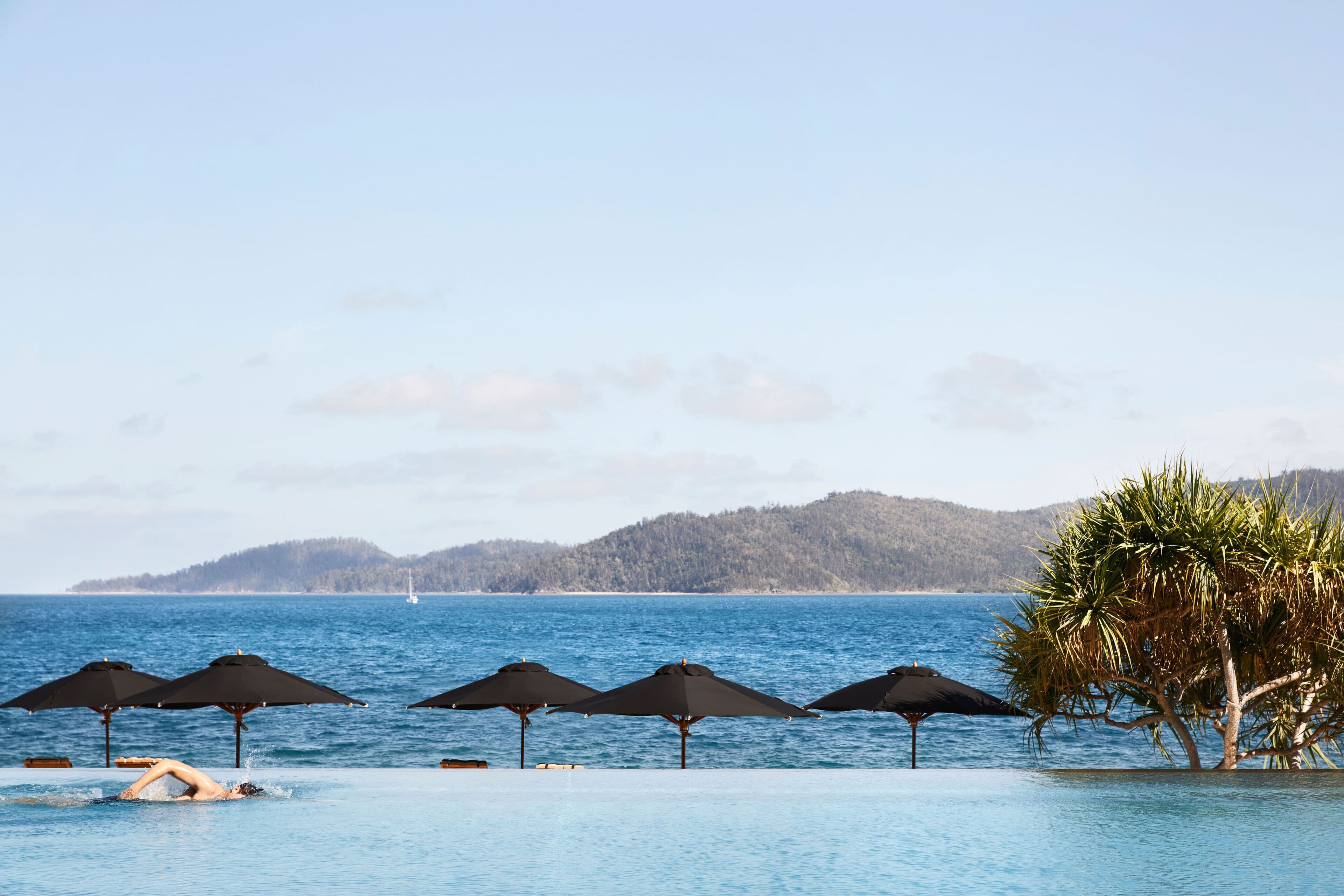 Windward Pavilion med privat pool