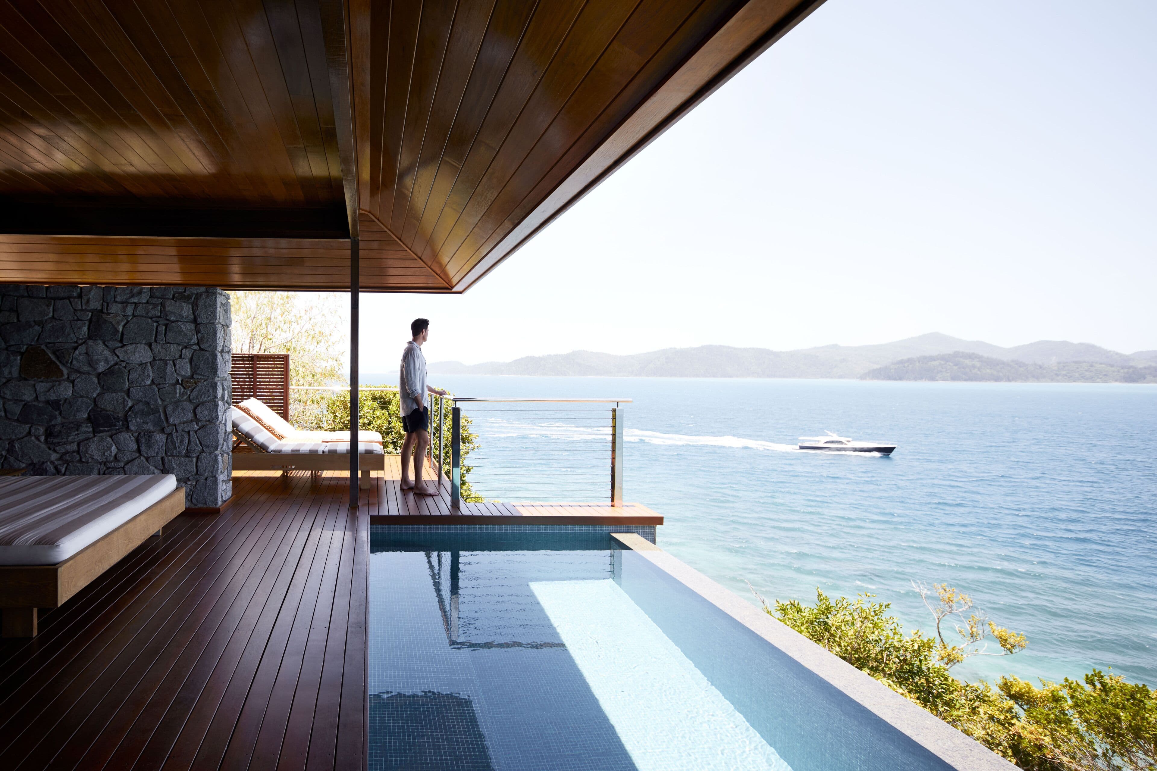 Qualia Hamilton Island privat pavillon med havudsigt